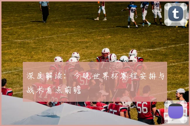深度解读:今晚世界杯赛程安排与战术看点前瞻